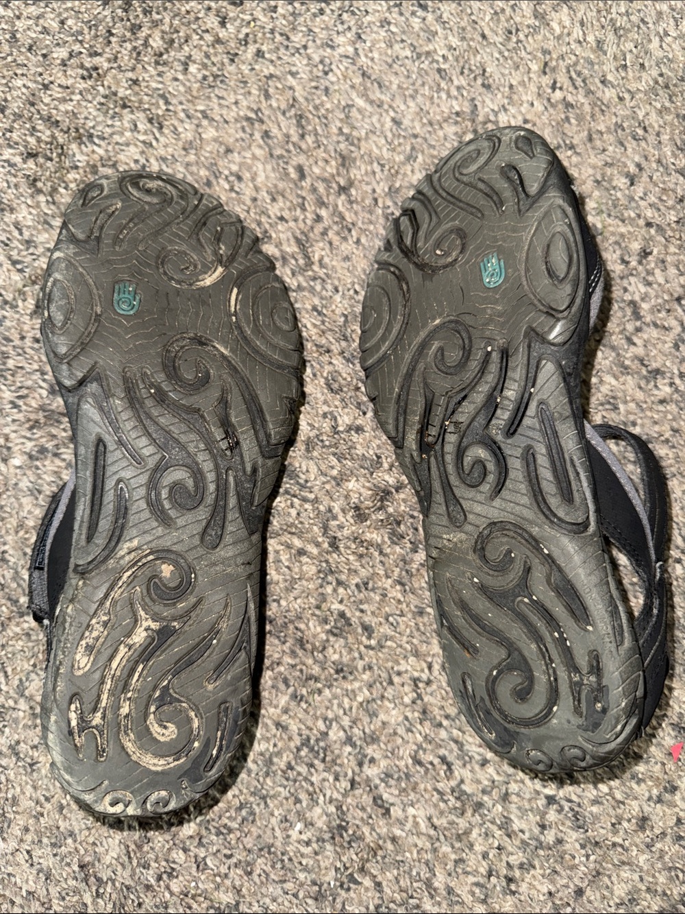 Teva Black and Gray Mary Jane Style Slingback Flats Sz 7.5 Outdoor Hiking shoes - Picture 6 of 6